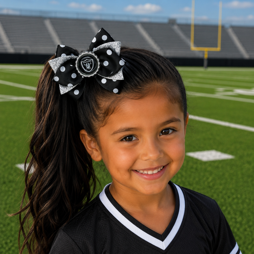National Football Teams Inspired Cute Hairbow