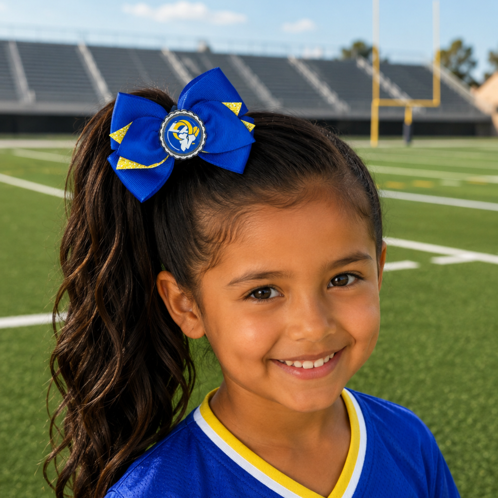 National Football Teams Inspired Cute Hairbow