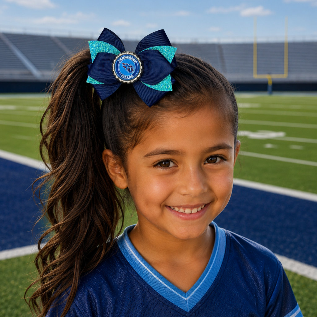 National Football Teams Inspired Cute Hairbow
