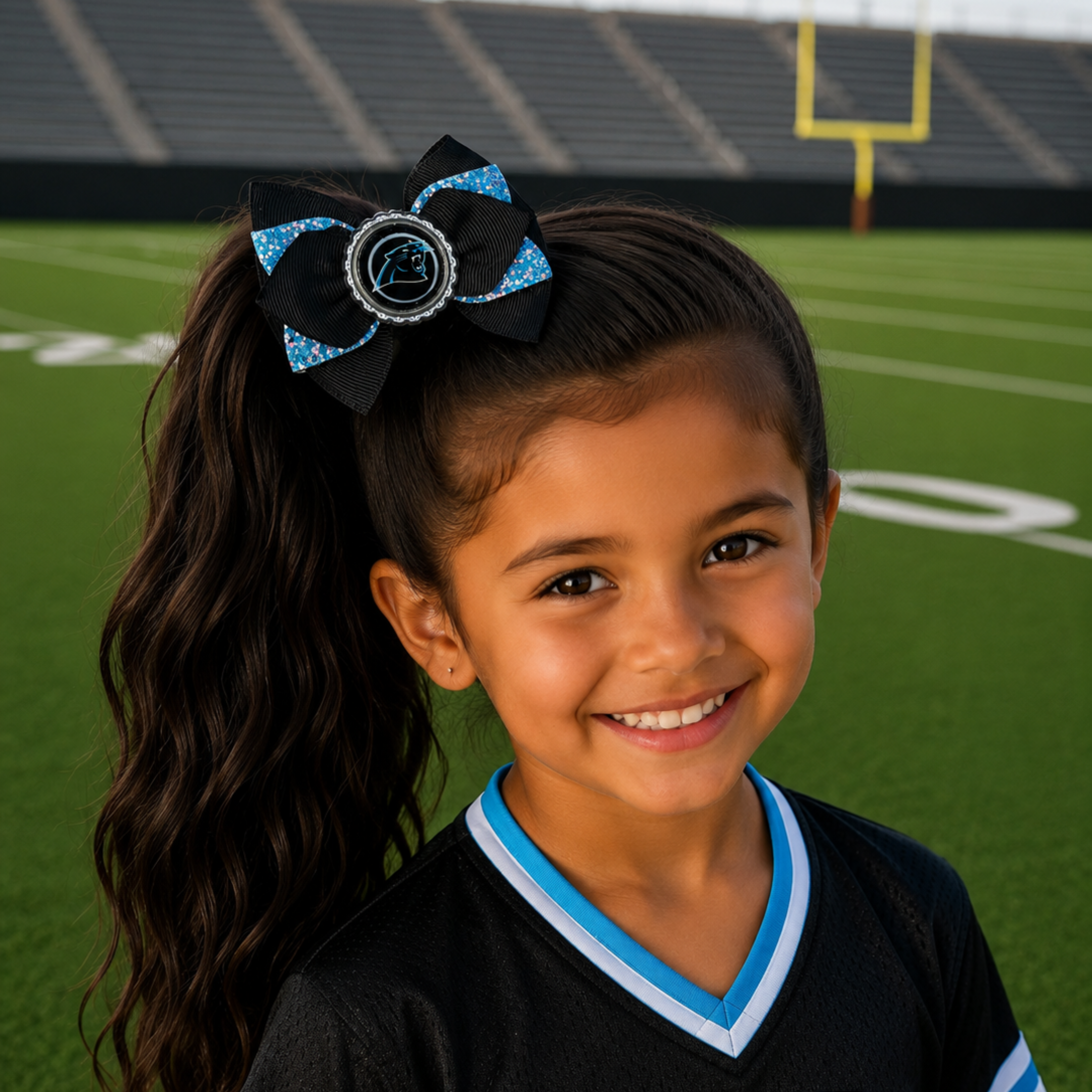 National Football Teams Inspired Cute Hairbow