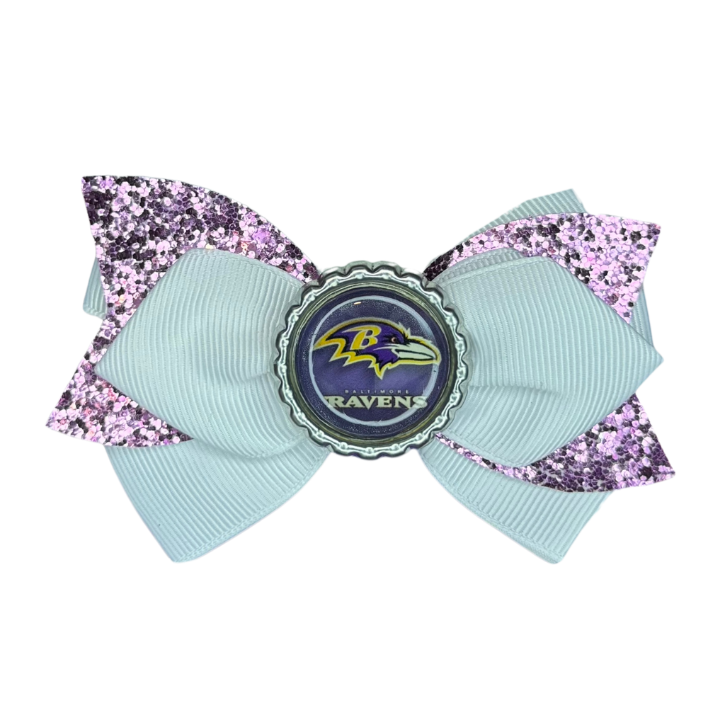 National Football Teams Inspired Cute Hairbow