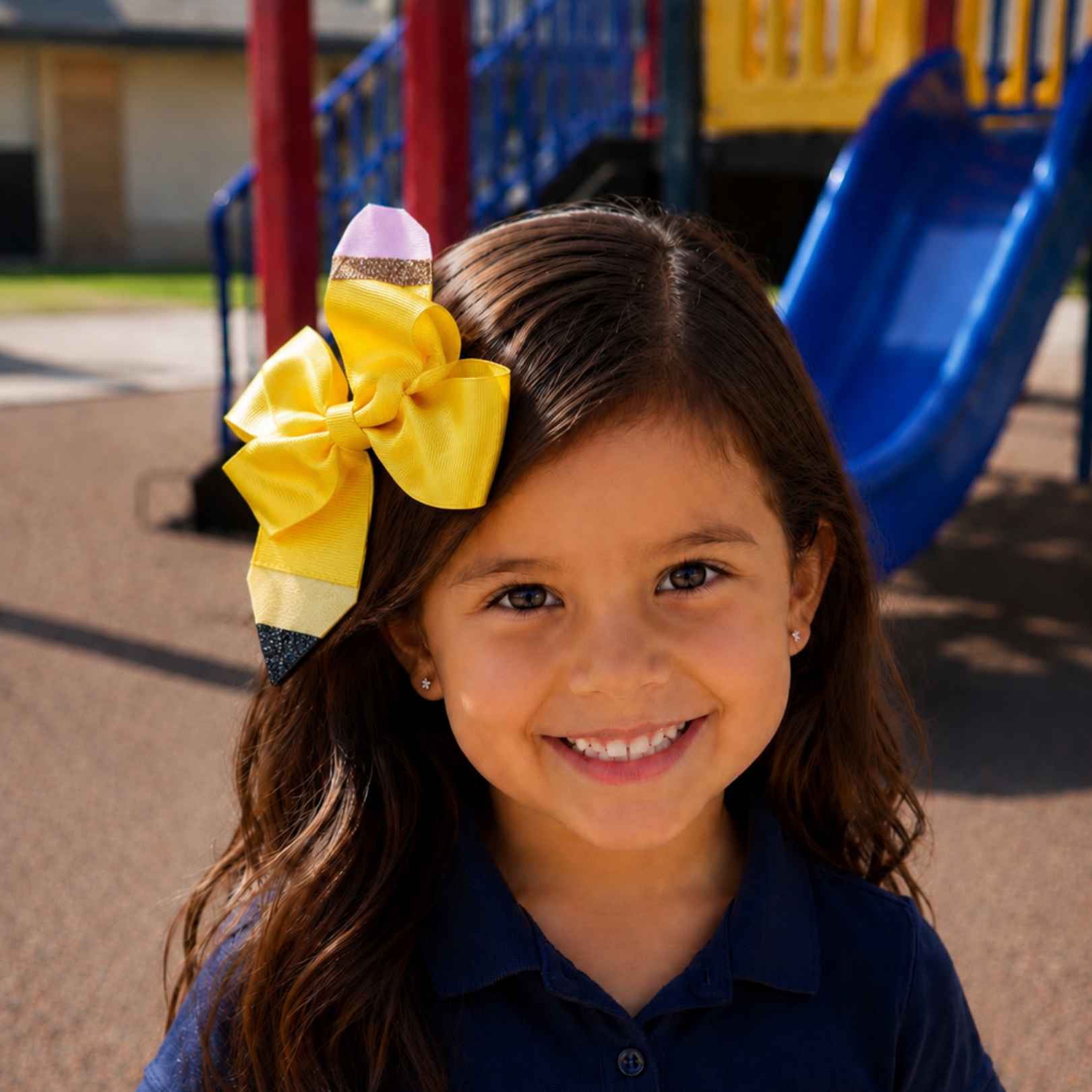 Back to School Big Pencil Hairbows