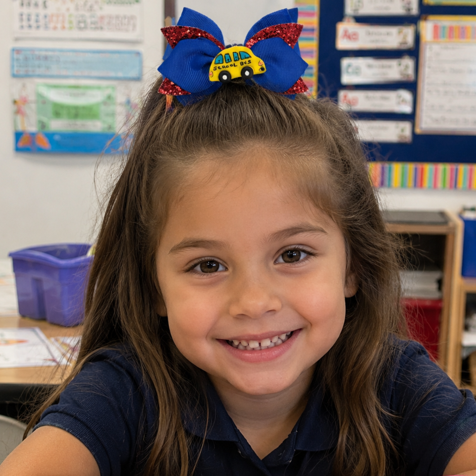 Back to School Handmade Cute Hairbows