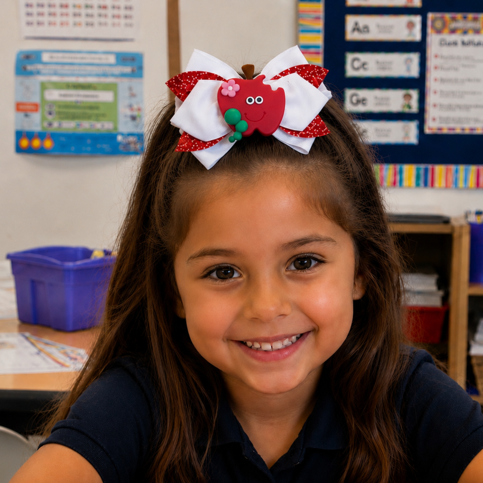 Back to School Handmade Cute Hairbows