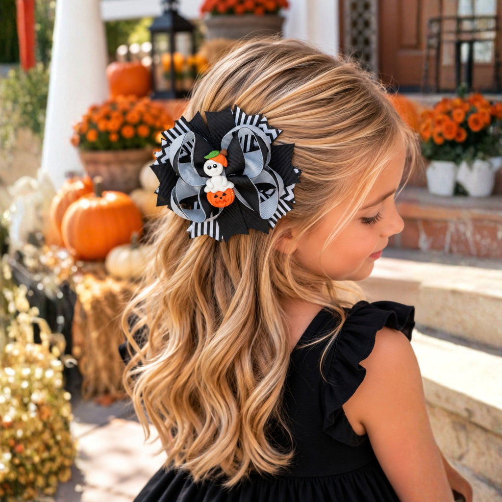 Halloween Boutique Hair Bows for Girls