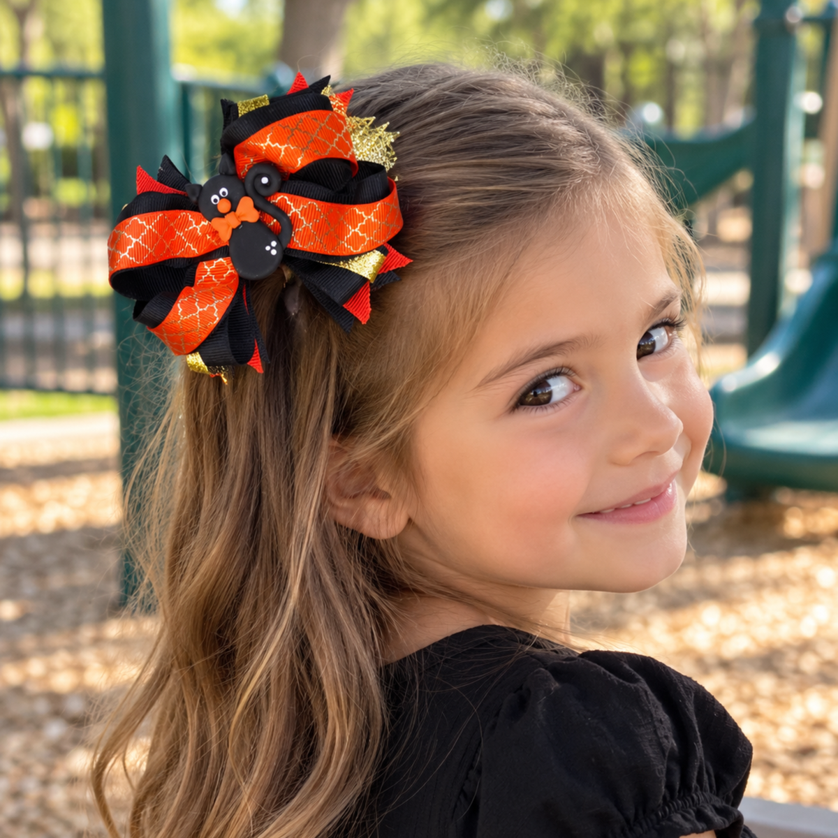 Halloween Boutique Hair Bows for Girls