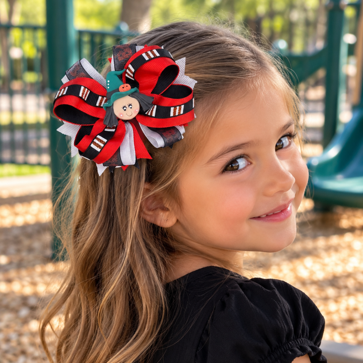 Halloween Boutique Hair Bows for Girls