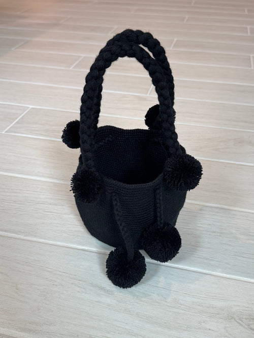 Handmade Mini Wayuu Bag with Braided Handles