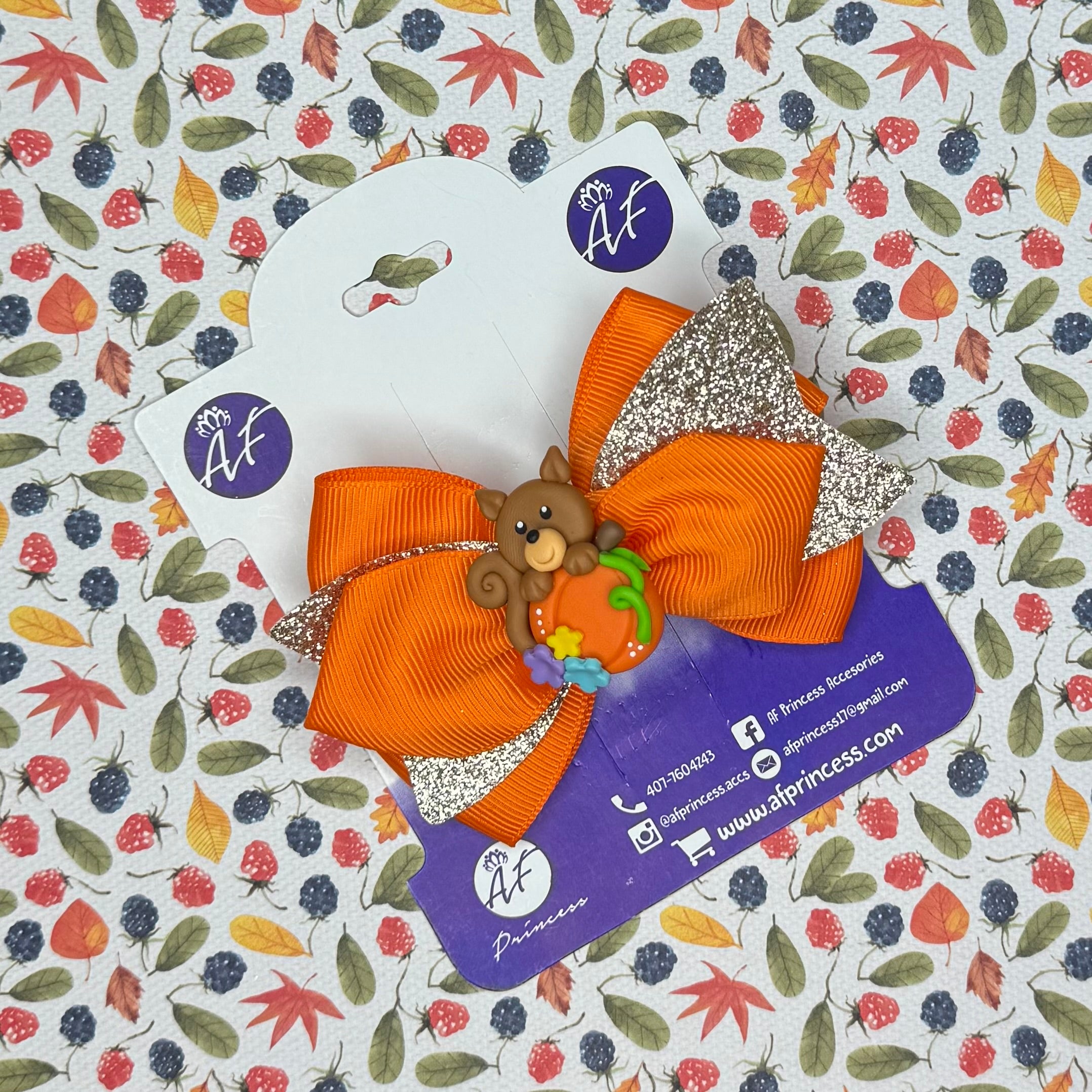 Fall/ Thanksgiving Cute Bow