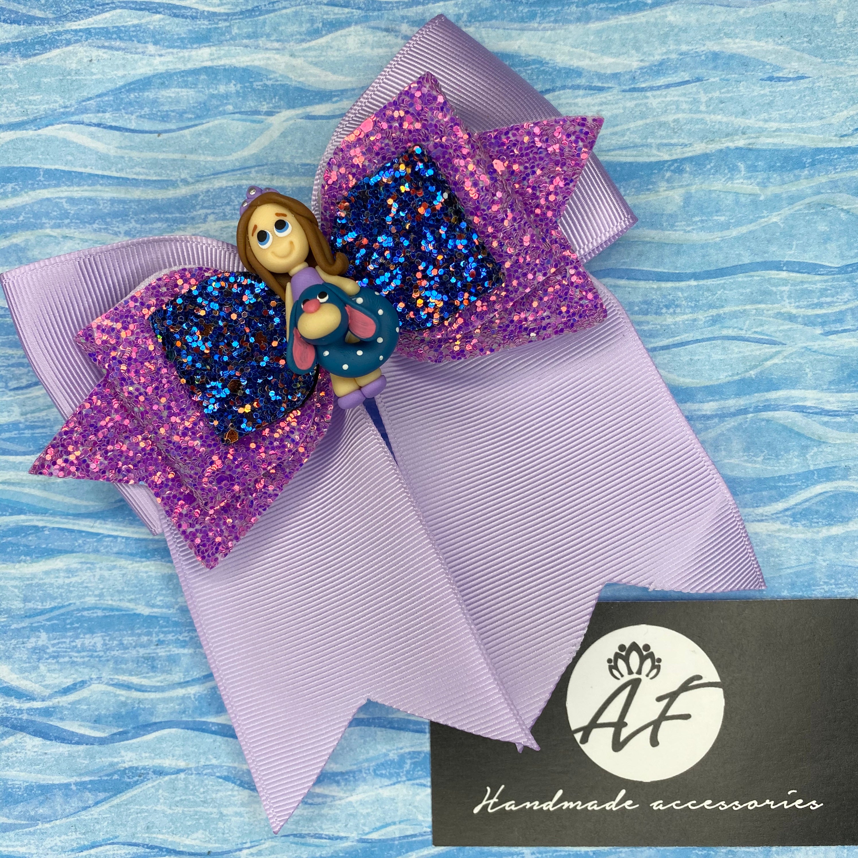 Mini Cheer Summer Princess Hair Bow