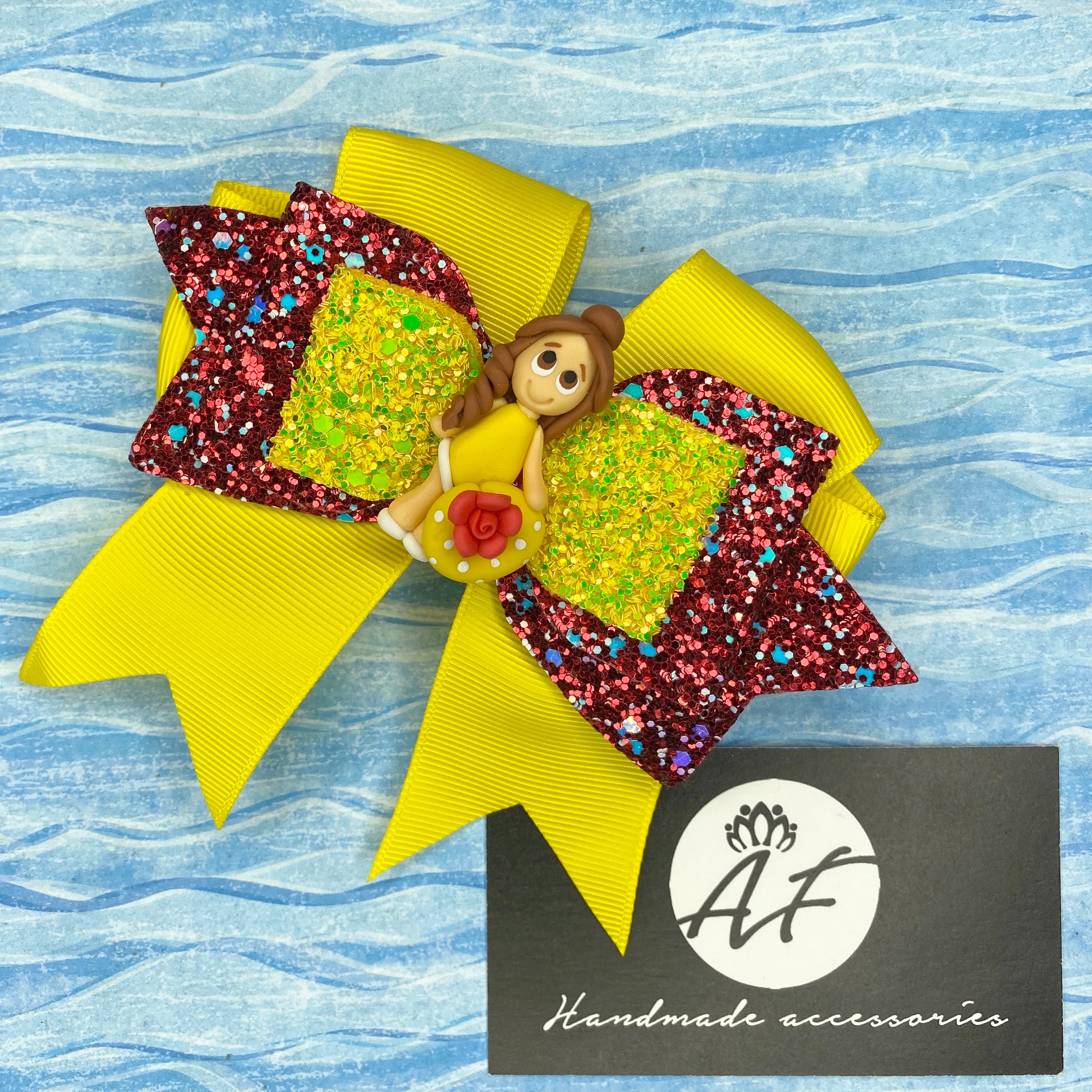 Mini Cheer Summer Princess Hair Bow