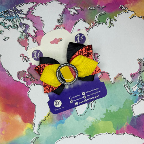 Handmade Belgium Hair Bow for Girls – Belgian Flag Boutique Bow Clip
