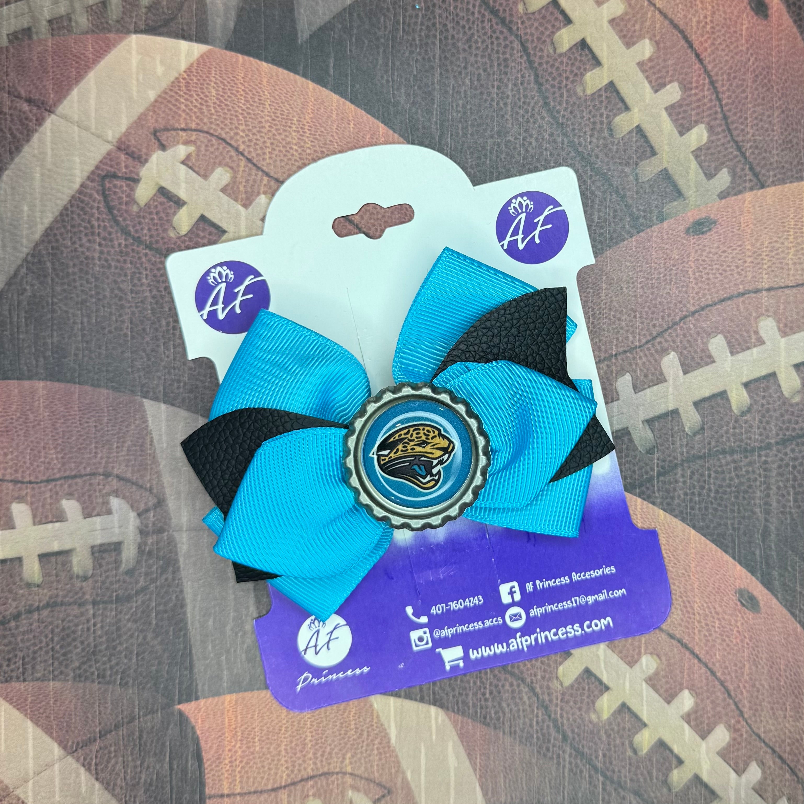 Football Cute Bow