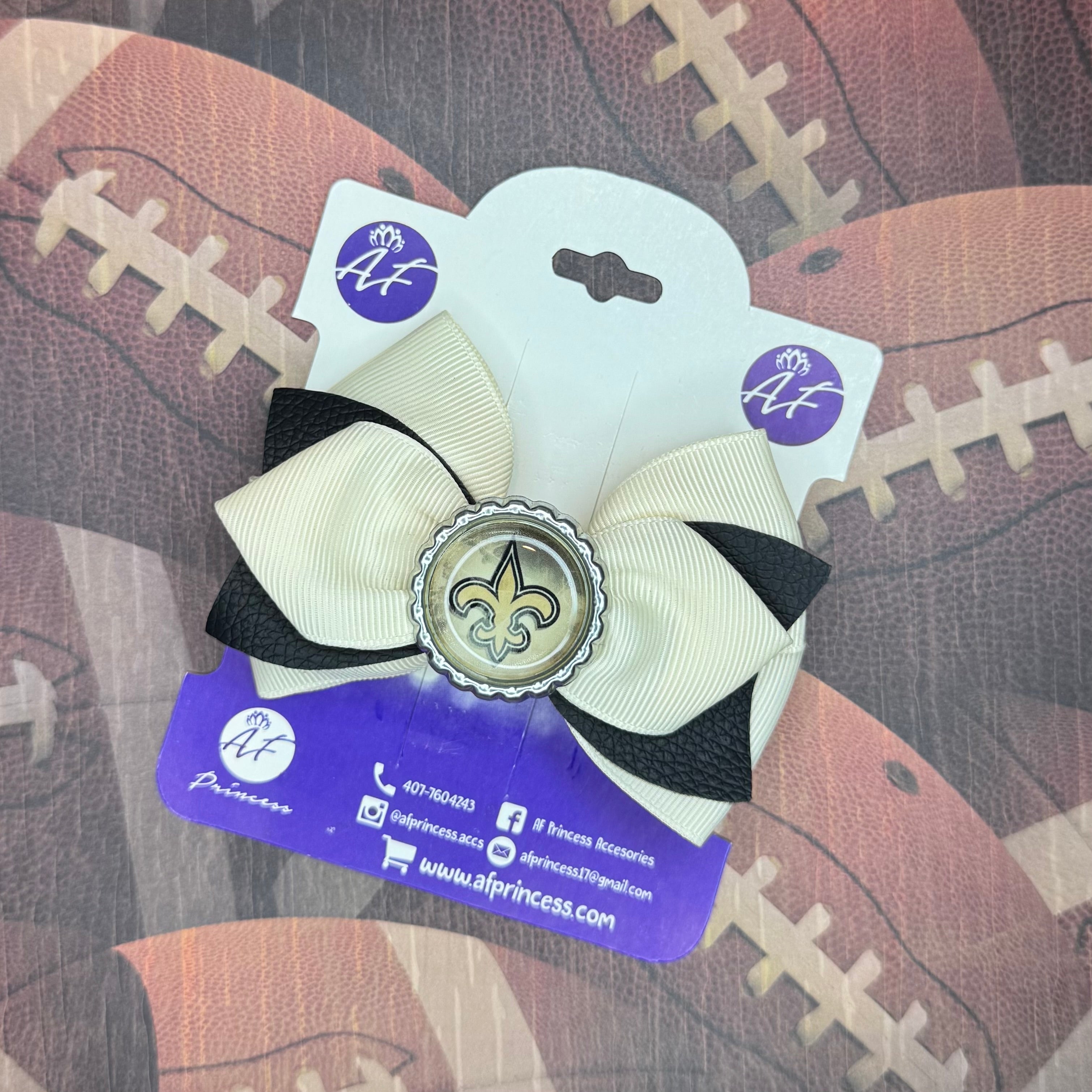 Football Cute Bow