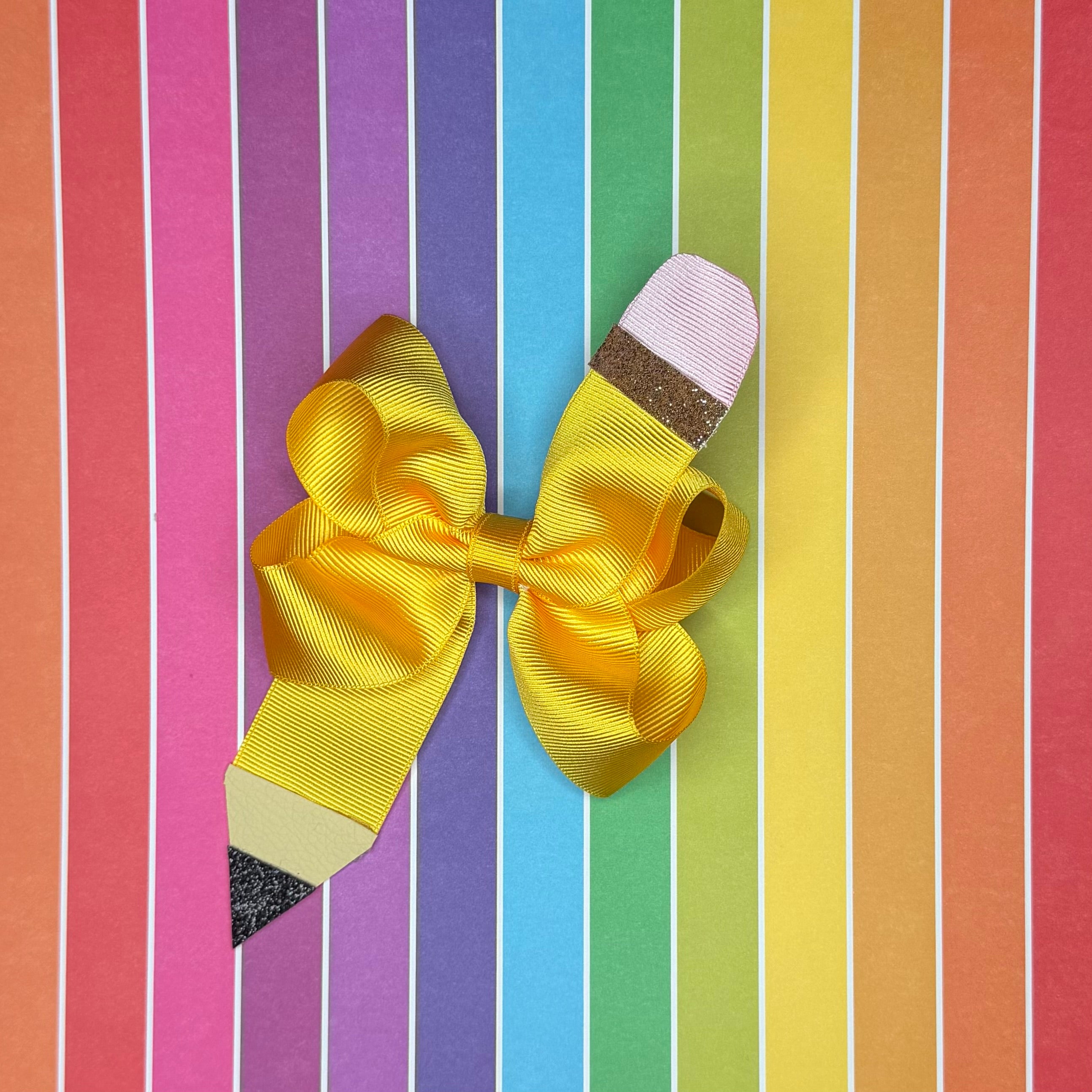 Back to School Big Pencil Hairbows