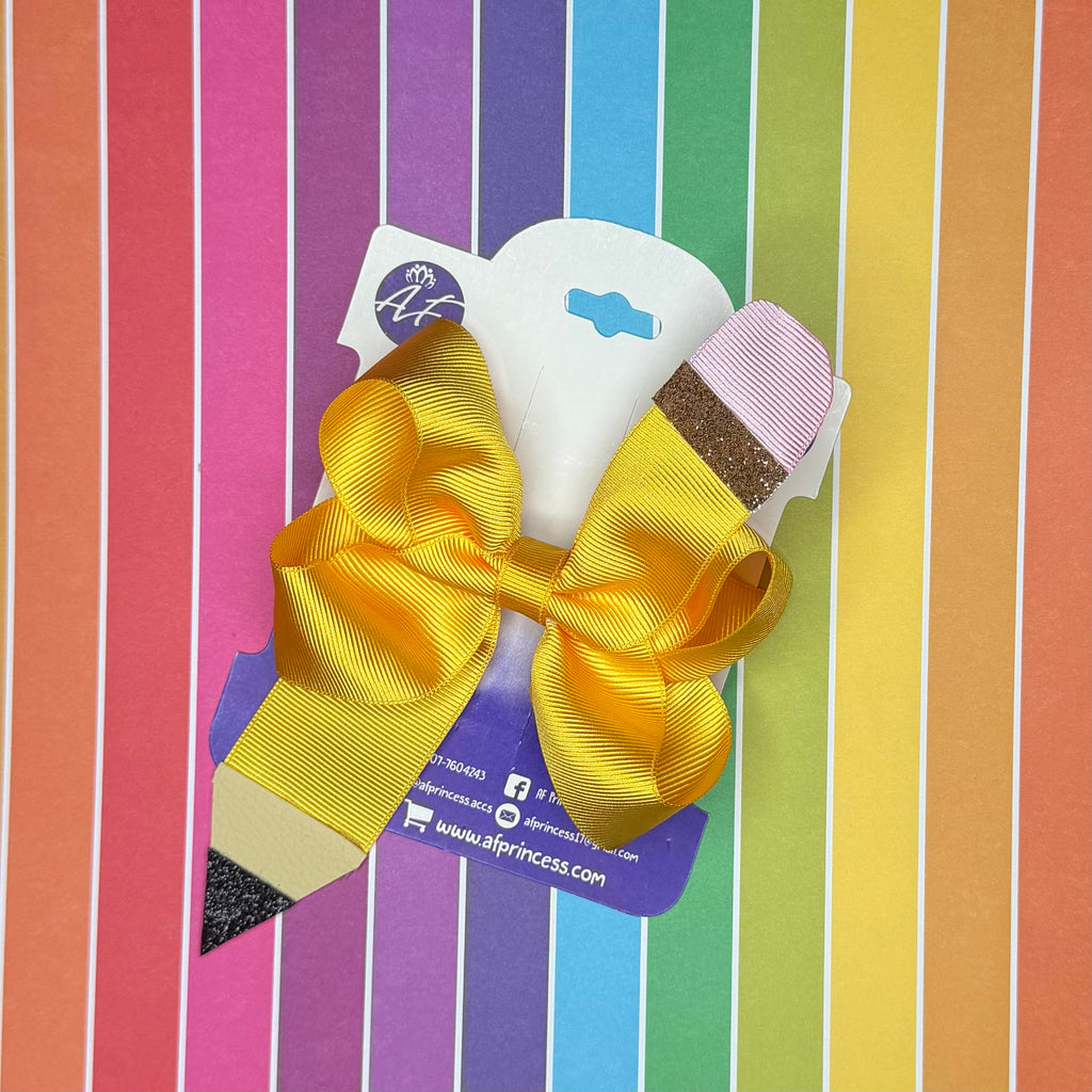Back to School Big Pencil Hairbows