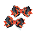 Halloween Pigtail Hair Bows for Girls – Handmade Bow Sets