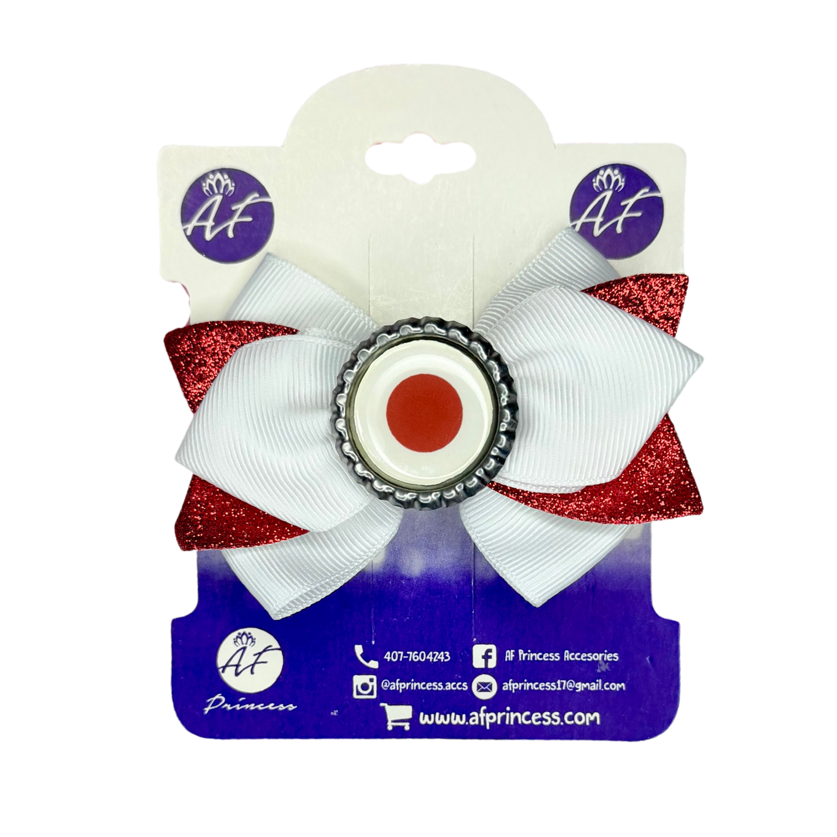 Handmade Japan Hair Bow for Girls – Japanese Flag Boutique Bow Clip