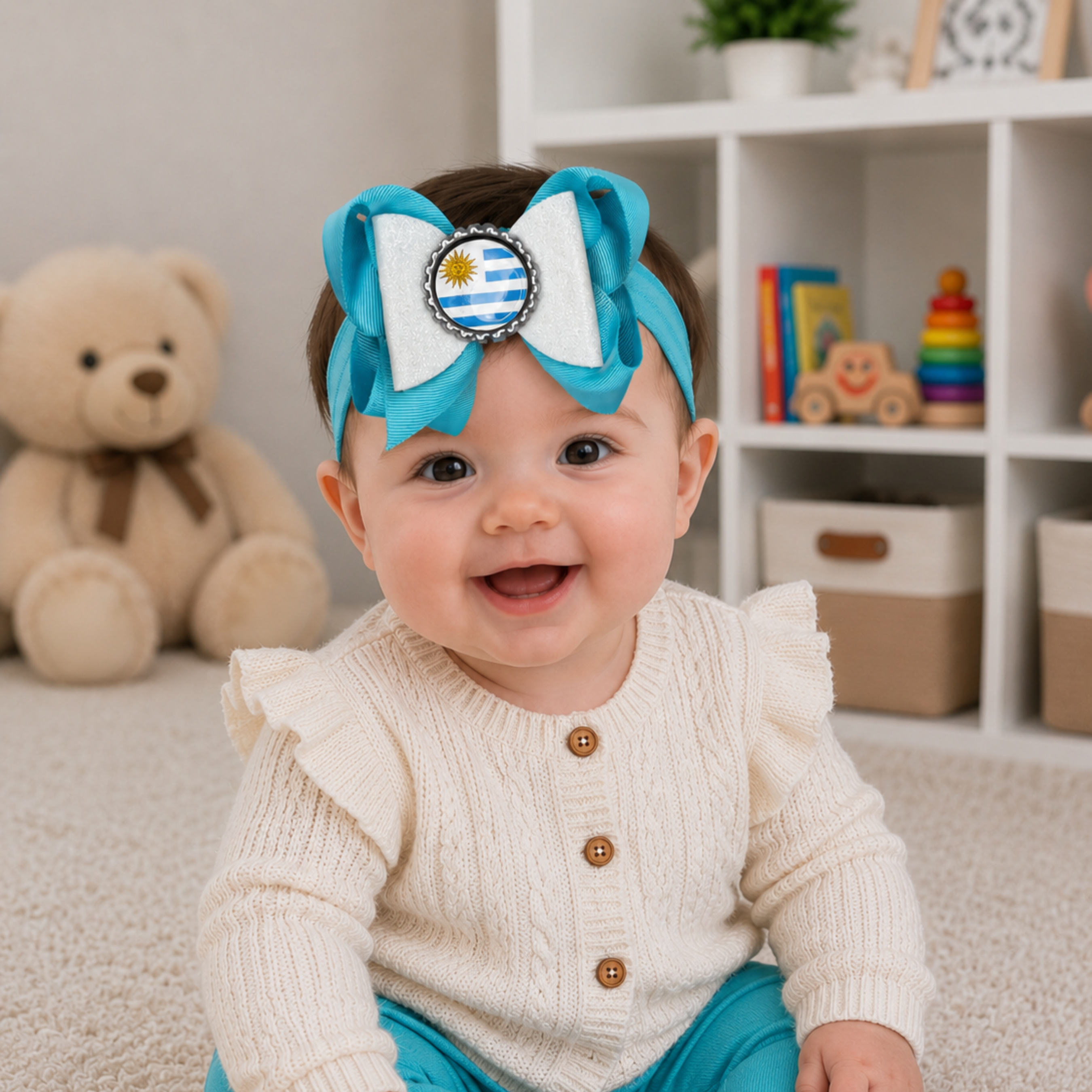 Uruguay Heritage Baby Headband