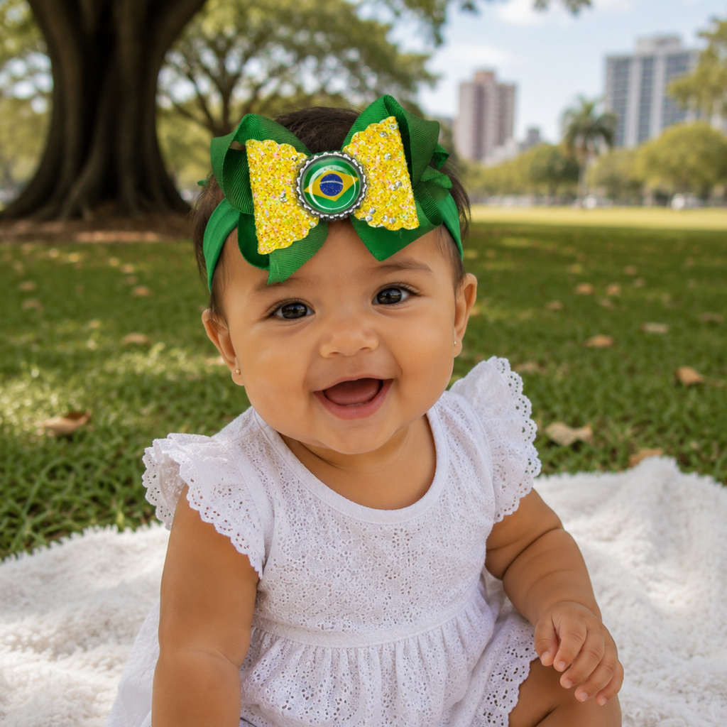 Brazil Heritage Baby Headband