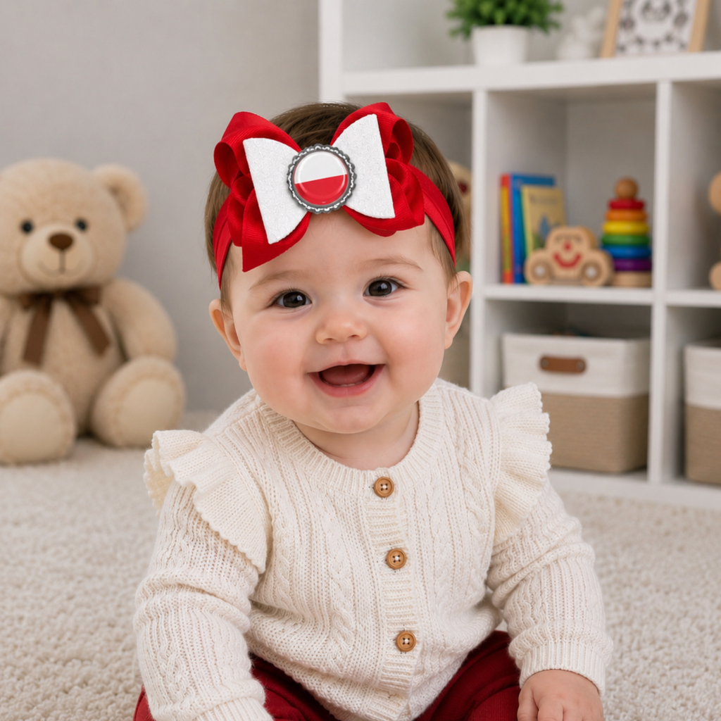 Poland Heritage Baby Headband