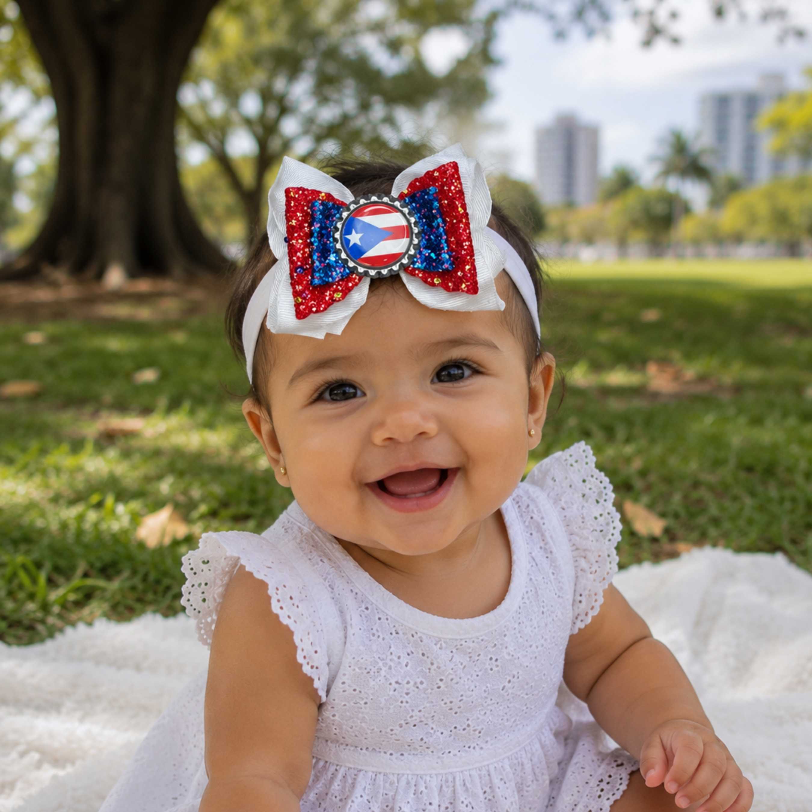 Puerto Rico Heritage Baby Headband
