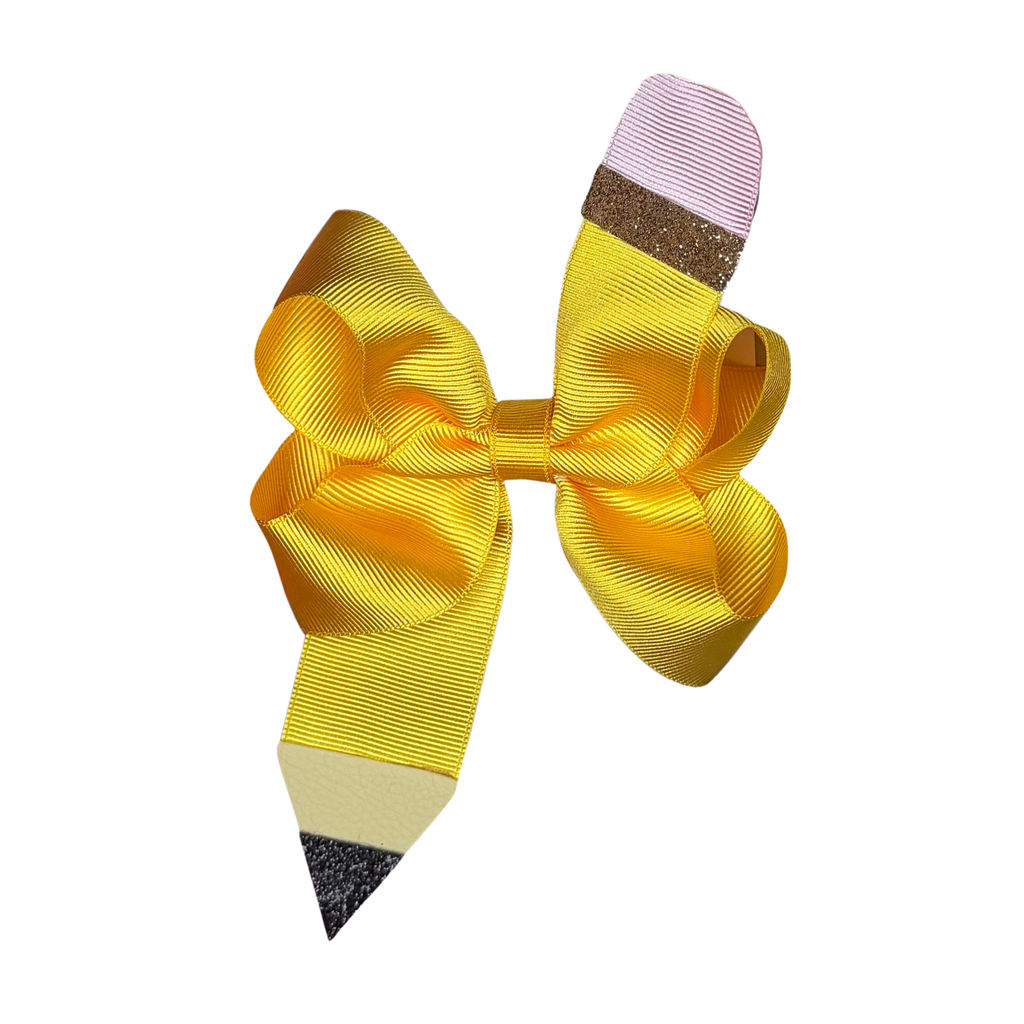 Back to School Big Pencil Hairbows