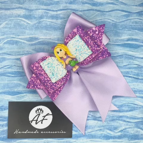 Mini Cheer Summer Princess Hair Bow